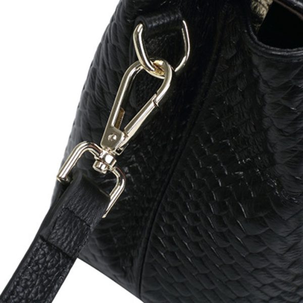 Genuine Leather Women's Woven Bag Crossbody Small Bag Women's Shoulder Messenger Bag - Image 5