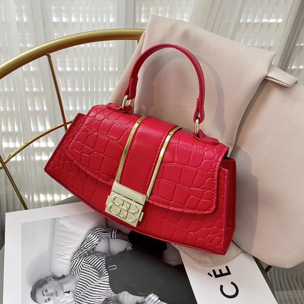 Women's Stone Pattern Fashion Women's Portable Shoulder Messenger Bag - Image 9