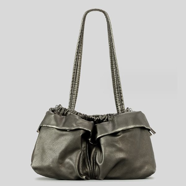 Versatile Large Capacity Soft Leather Multi-pocket Shoulder Bag For Women - Image 5