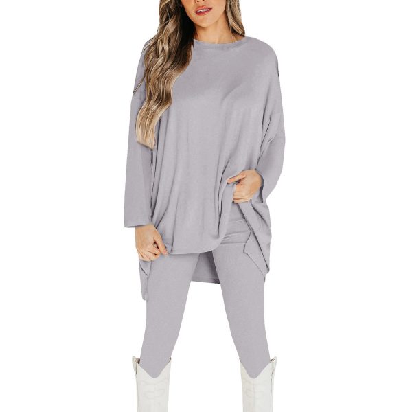 Fresh Sweet Women's Knitted Fashion Casual Polyester Suit - Image 9