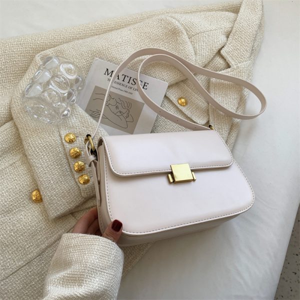 Women's Retro All-match Crossbody Shoulder Underarm Small Square Bag - Image 10