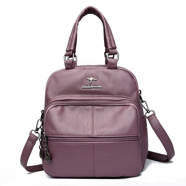 Women's One Shoulder Multi-functional Retro Women's Handbag - Image 9