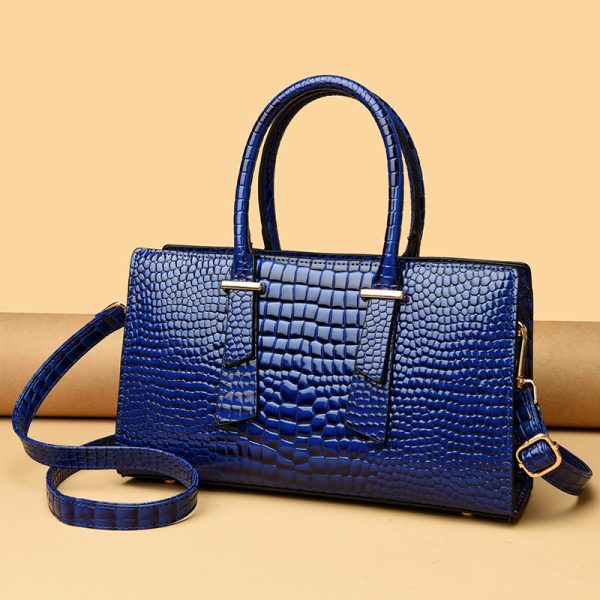 Women's Fashion Retro Crocodile Pattern All-match Shoulder Messenger Bag - Image 2