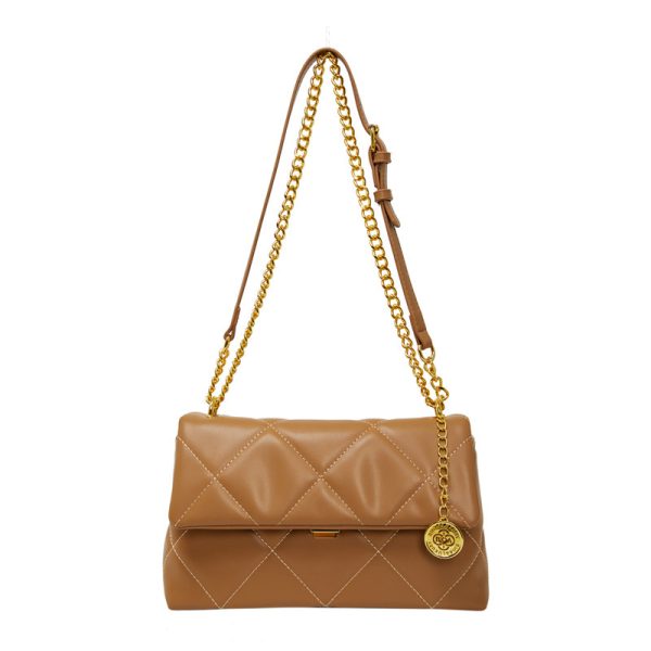 Women's Fashion Diamond Chain Messenger Bag - Image 9