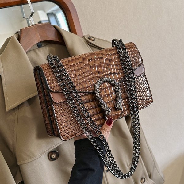 Fashion Chain Women's Shoulder Crossbody Small Square Bag - Image 6