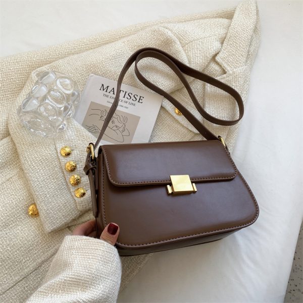 Women's Retro All-match Crossbody Shoulder Underarm Small Square Bag - Image 4