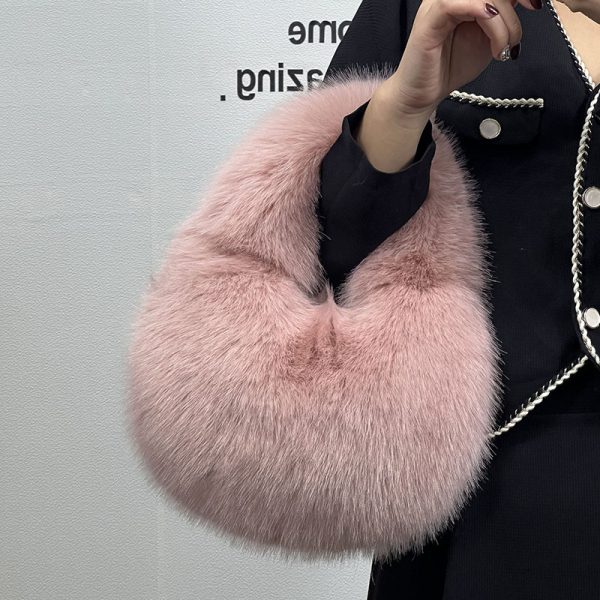 Portable Fur Bag Fall Winter Popular High-grade Niche - Image 4