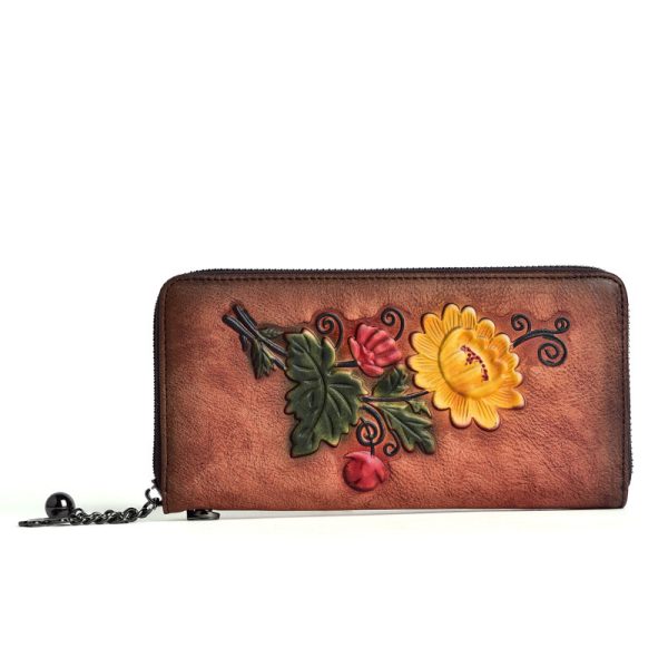 Retro Rub Colored New Skeleton-skin Ladies Zipper Bag - Image 4