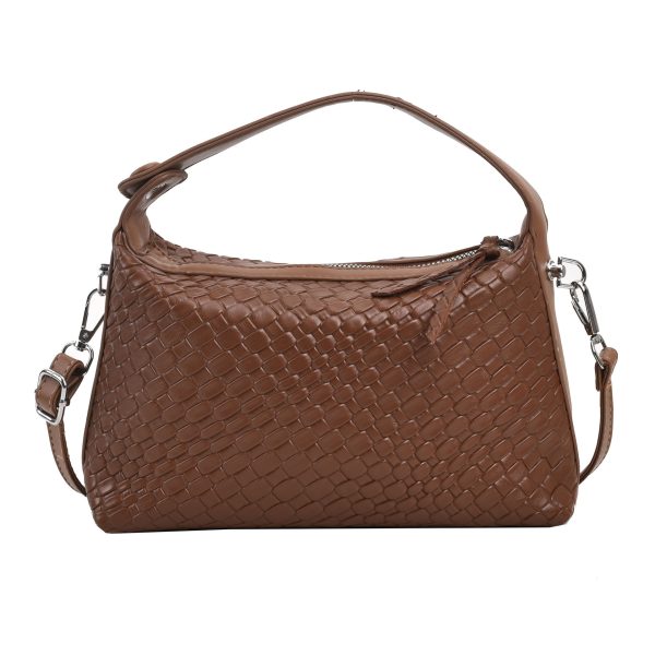 Large Capacity High-grade Solid Color Shoulder Messenger Bag - Image 4