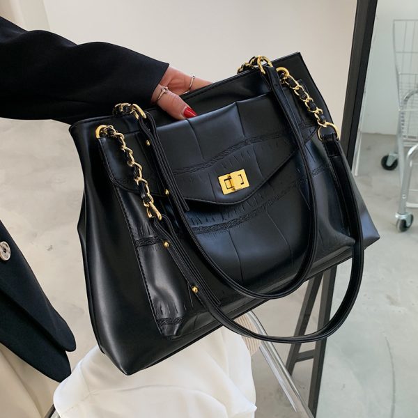 Fashion Net Red Chain Single Shoulder Crossbody Large Bag - Image 5