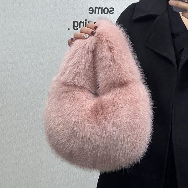 Portable Fur Bag Fall Winter Popular High-grade Niche - Image 6