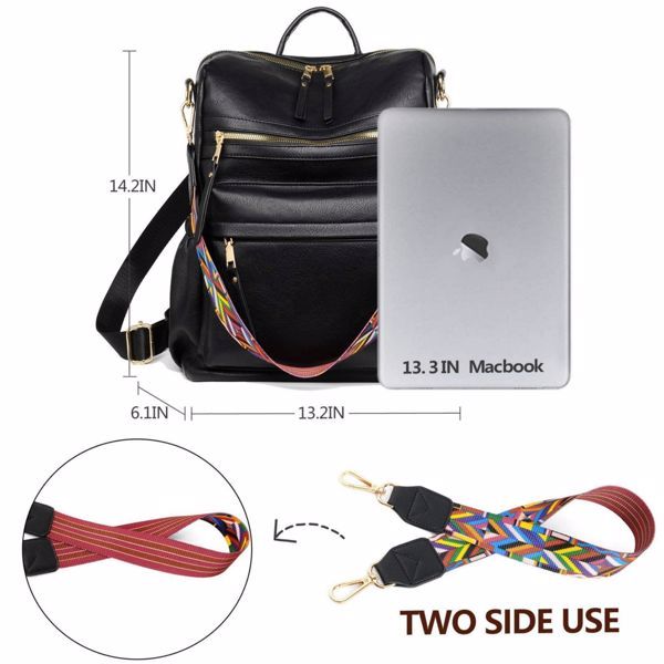 PU Leather Backpack - No Delivery On Weekends - Prohibited Sales Platforms - Temu, Walmart - Image 3