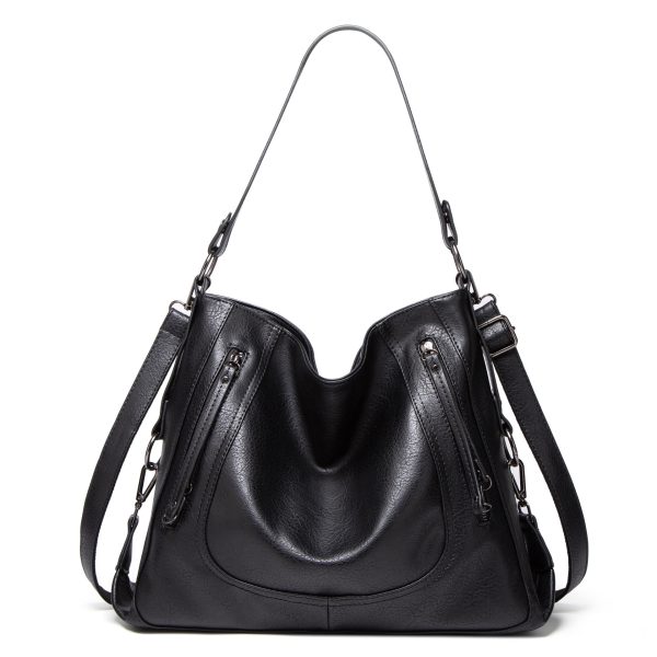 Fashion Large Capacity Totes Casual Handbag Shoulder Crossbody Retro Big Bag - Image 3