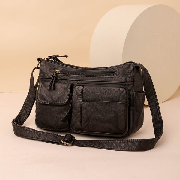 Washed High Quality Crossbody Bag Women's Fashion Trend - Image 9