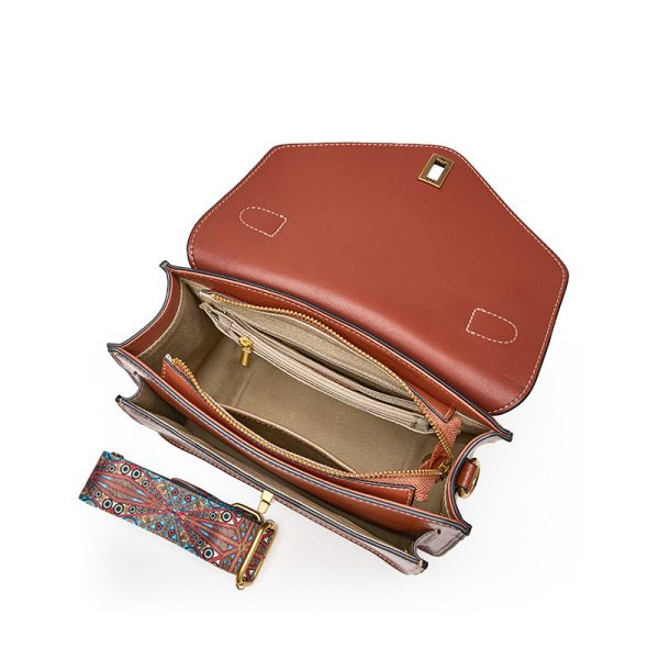 Hand-held Single-shoulder Cross-body Women's Leather Bag - Image 6