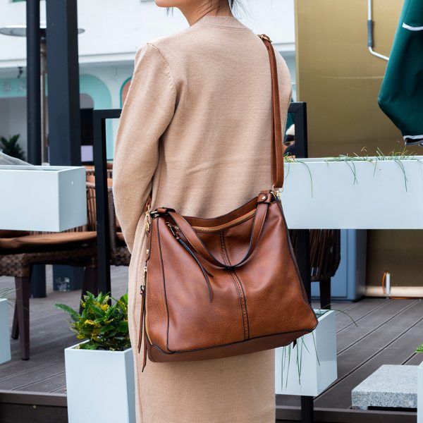 Hobo Bags Women High Capacity Handbags Fahsion Commuting Crossbody Shoulder Bag Shopping Totes - Image 3
