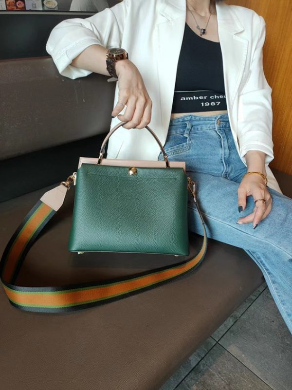 Large Capacity Soft Cowhide Simple All-match Shoulder Bag - Image 8