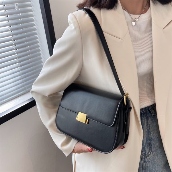 Women's Retro All-match Crossbody Shoulder Underarm Small Square Bag - Image 7