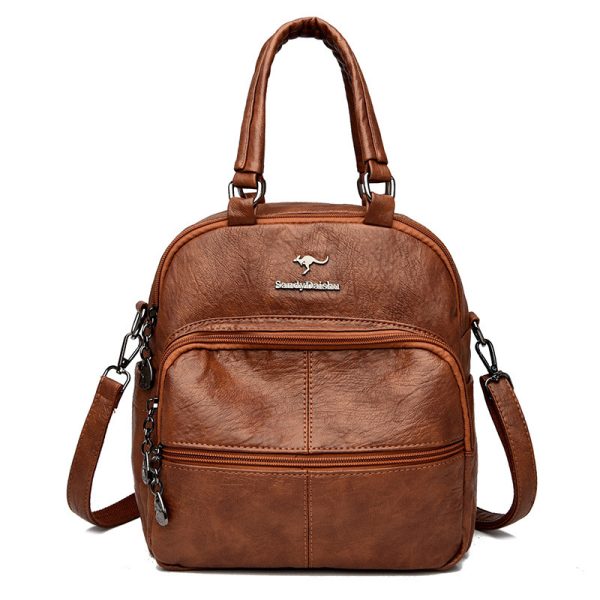 Women's One Shoulder Multi-functional Retro Women's Handbag - Image 10