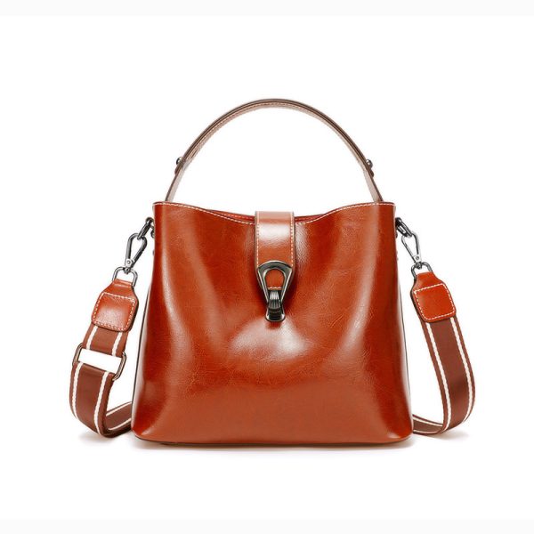 Women's Autumn And Winter Bucket Bag Shoulder Messenger Bag - Image 7