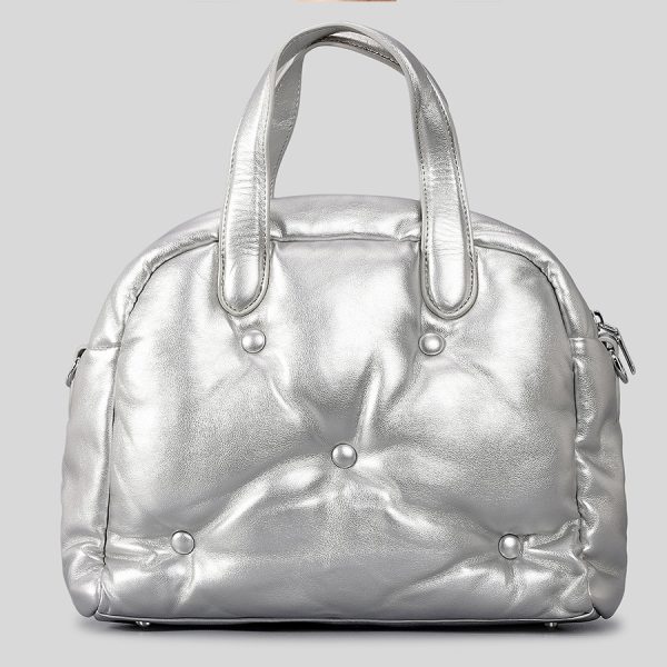 Simple And Soft Space Cotton Portable Tote Bag For Women - Image 5