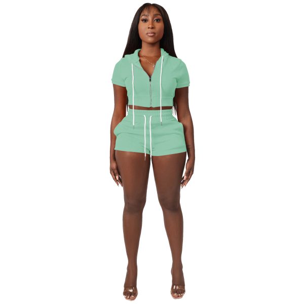 Top Hoodie Two-piece Set Suit - Image 9