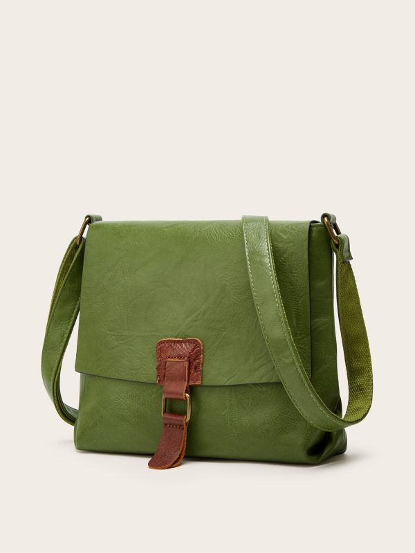 Minimalist Preppy Style Shoulder Fashion Casual Messenger Bag - Image 9