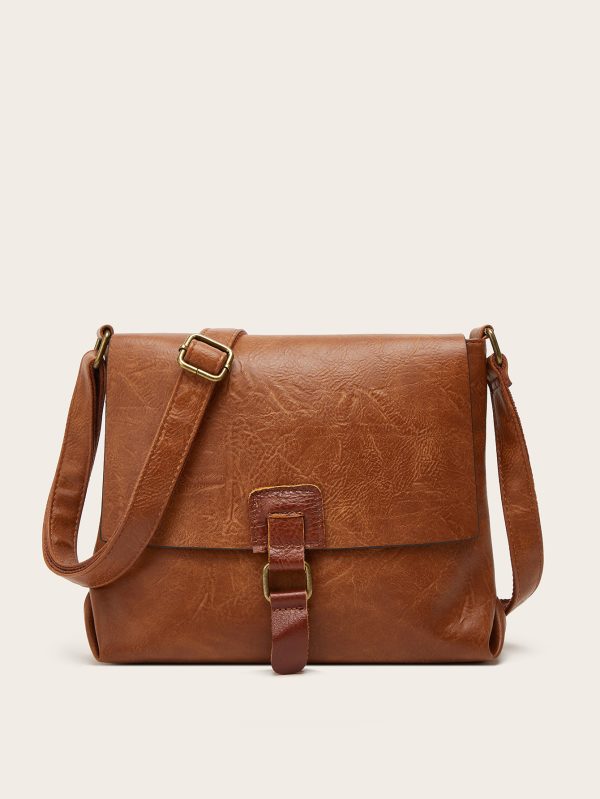 Minimalist Preppy Style Shoulder Fashion Casual Messenger Bag - Image 8