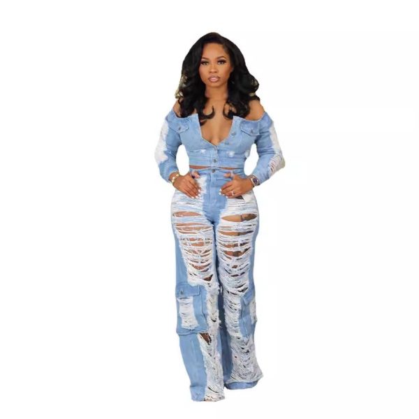 Women's Fashion Individual Casual Ripped Jeans - Image 4