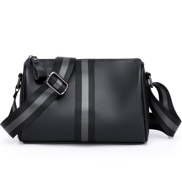 One-shoulder Crossbody Leather Large Capacity Bag - Image 6