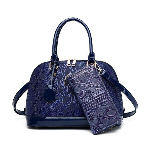 Three-piece Handbag Set Embossed Shoulder - Image 8