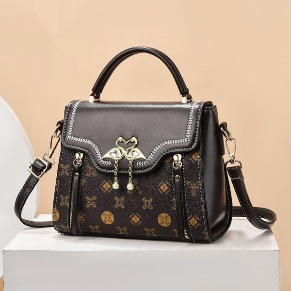 Fashion Printed Women's Portable Shoulder Small Square Bag For Women - Image 5