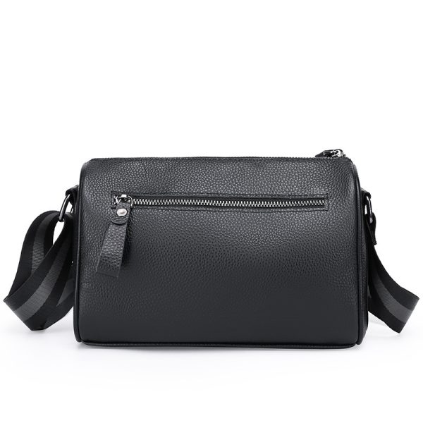 One-shoulder Crossbody Leather Large Capacity Bag - Image 4