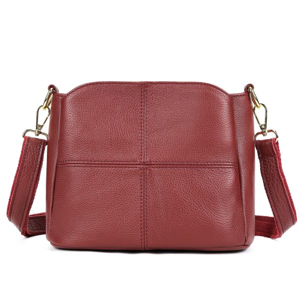 Genuine Leather Ladies Bag Casual Shoulder Messenger Bag - Image 7