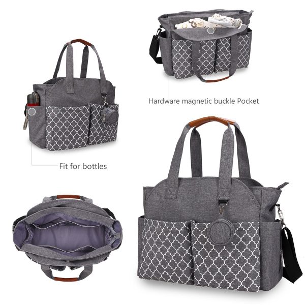 Printed Geometry With Pacifier Bag For Mother And Baby To Travel Outdoors - Image 3