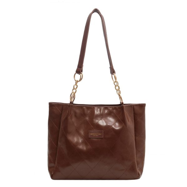 Women's Large Capacity Zipper Simple Fashion Shoulder Bag - Image 5