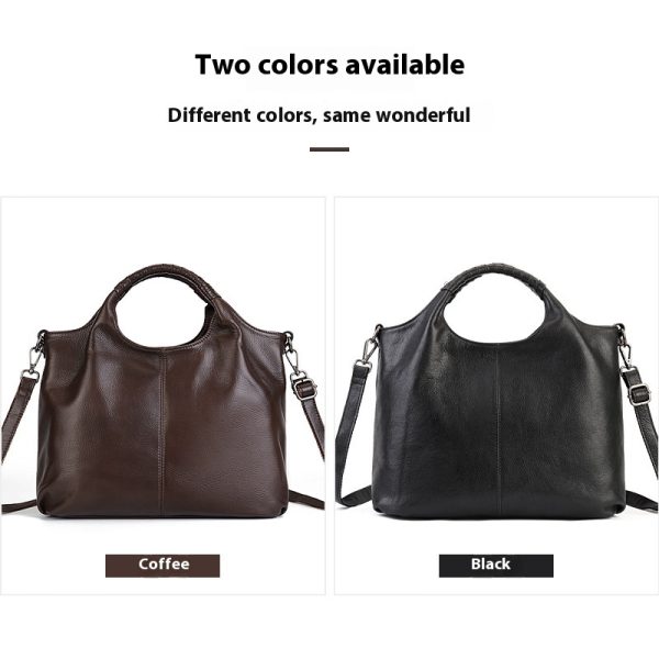Vintage Tote High-grade Genuine Leather Women - Image 3