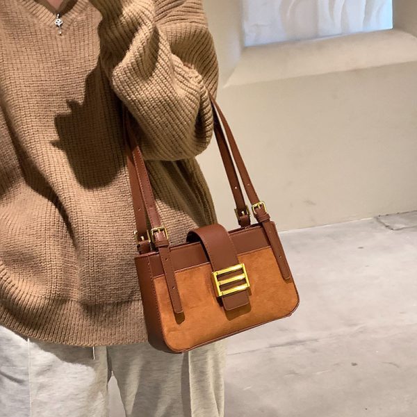 Retro Europe And America Simple Hand-carrying Casual Fashion Shoulder Bag - Image 3