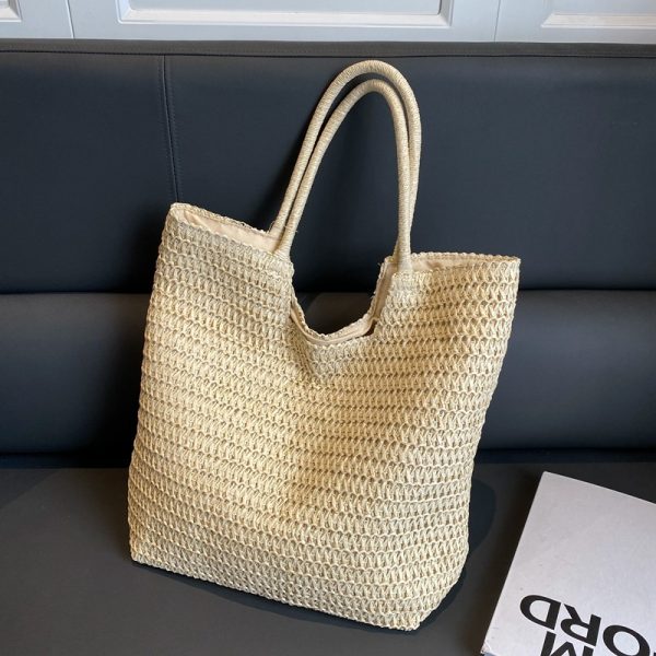 Women's Fashion Large Capacity Straw Bag - Image 8