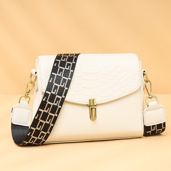 Women's Fashion Simple Top Layer Cowhide Single Shoulder Messenger Bag - Image 2