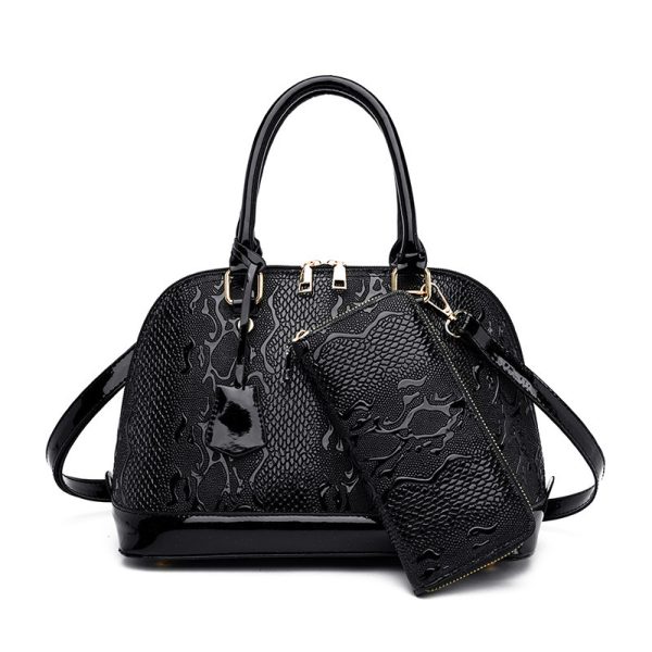 Three-piece Handbag Set Embossed Shoulder - Image 10