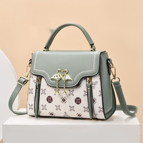 Fashion Printed Women's Portable Shoulder Small Square Bag For Women - Image 7