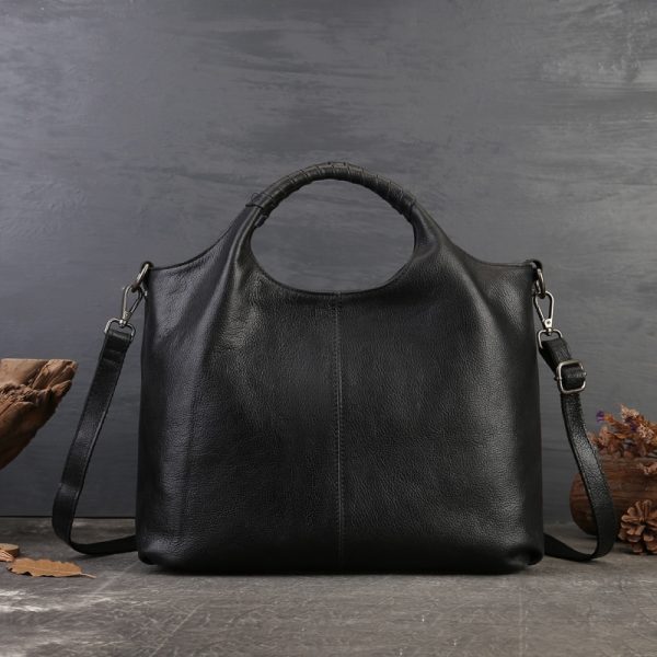 Vintage Tote High-grade Genuine Leather Women - Image 5