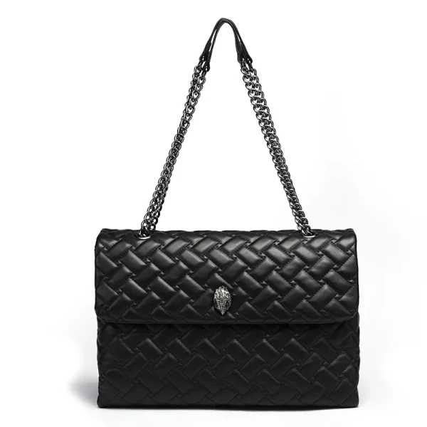 2025 New Trendy Women's Bag with Herringbone Chain Crossbody Bag, Eagle Head, Shoulder Bag, and Large Bag