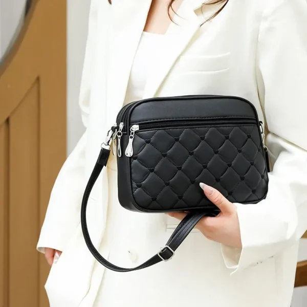 Ladies' High-end and Exquisite 2025 Summer New Women's Messenger Bags Versatile Foreign Trade Crossbody Small Square Bags - Image 3