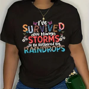Woman Summer 2025 Y2k Tops Crew Neck Short Sleeve T-Shirt for Women Casual Print Graphic T-Shirt Plus Size Clothing