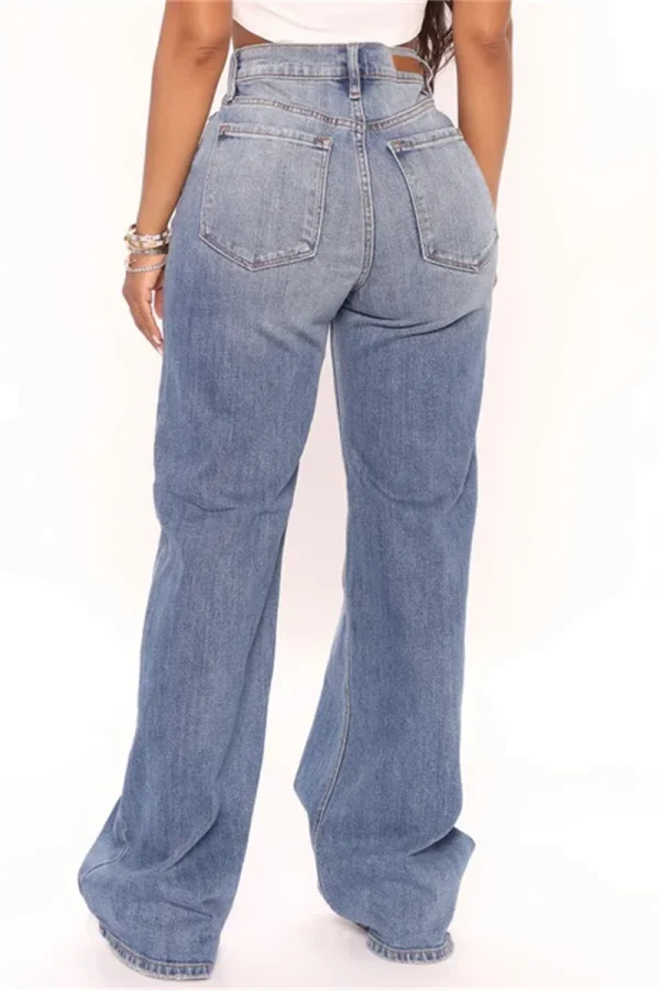 2025 New Y2K High Waist Baggy Jeans For Women Fashion Loose Denim Wide Leg Pants Casual Female Clothing XS-XL Drop Shipping - Image 4