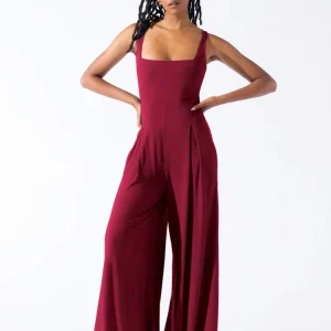Summer Women's Jumpsuit Long Pants Sleeveless High Waist Wide Leg Ankle-length Pants Solid Color Casual Fashion Women's Wear2025