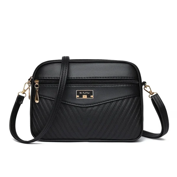 2025 New Summer Women's Handbag Skew Cross Underarm Bag with Foreign Trade Printing One Shoulder Small Square Bag