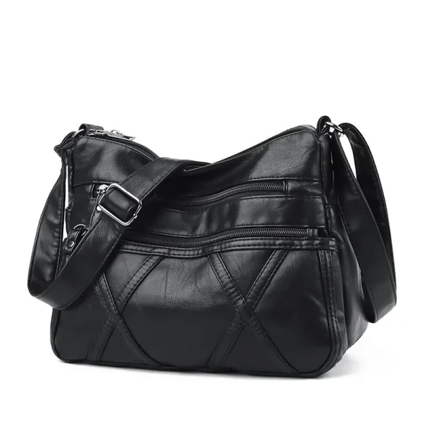 Factory Price Women's Handbag 2025 Soft Leather Luxury High-capacity Bags Designer Cheap Women's Bags Black Crossbody Bag
